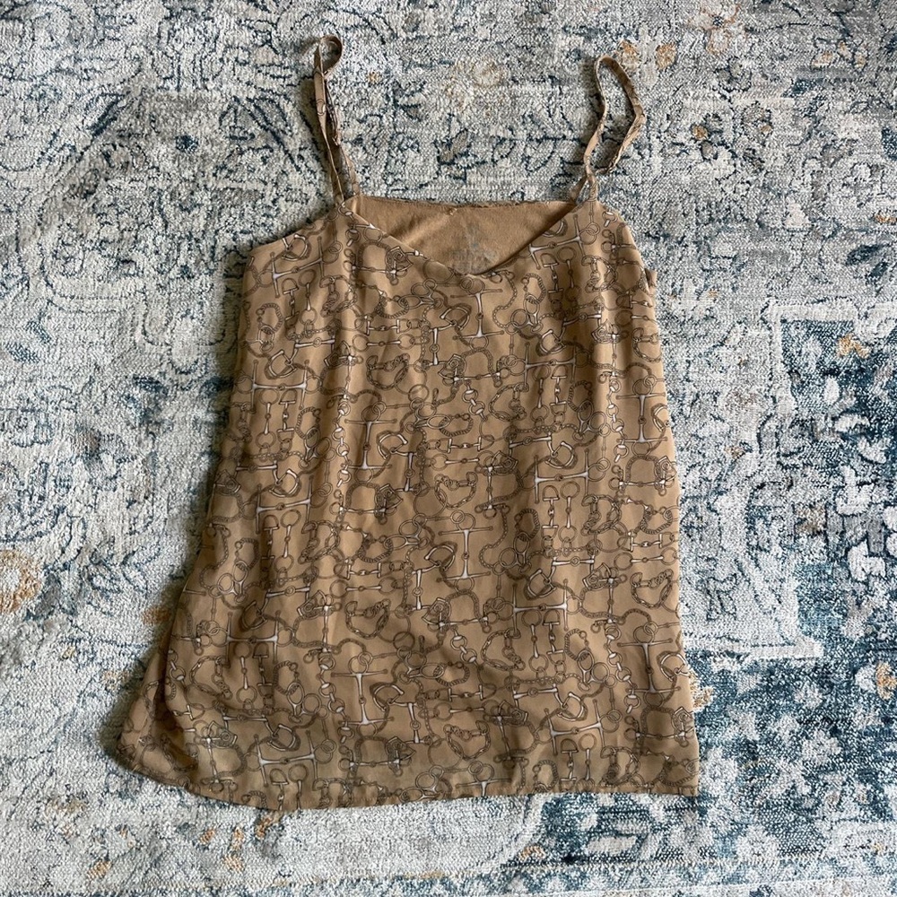Patterned spaghetti strap cami - Picture 3 of 3